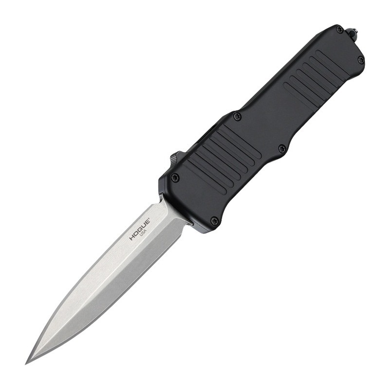 Hogue 54060 Incursion 3.90" OTF Plain Double Edge Stone Tumbled CPM 154 SS Blade